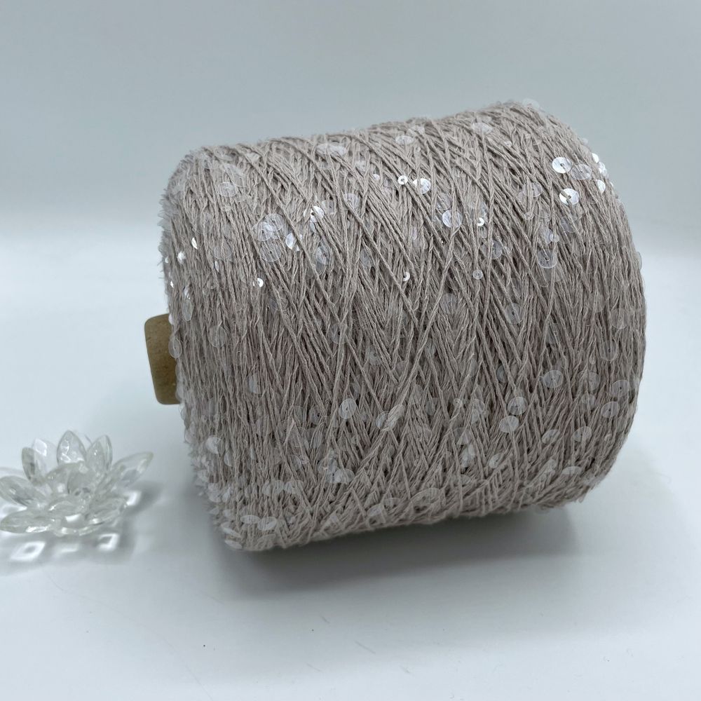 Пайетки FILATI ITALIANA 98% хлопок 2% пайетки