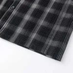 Рубашка YMKASHIX Velvet Tartan черная / белая