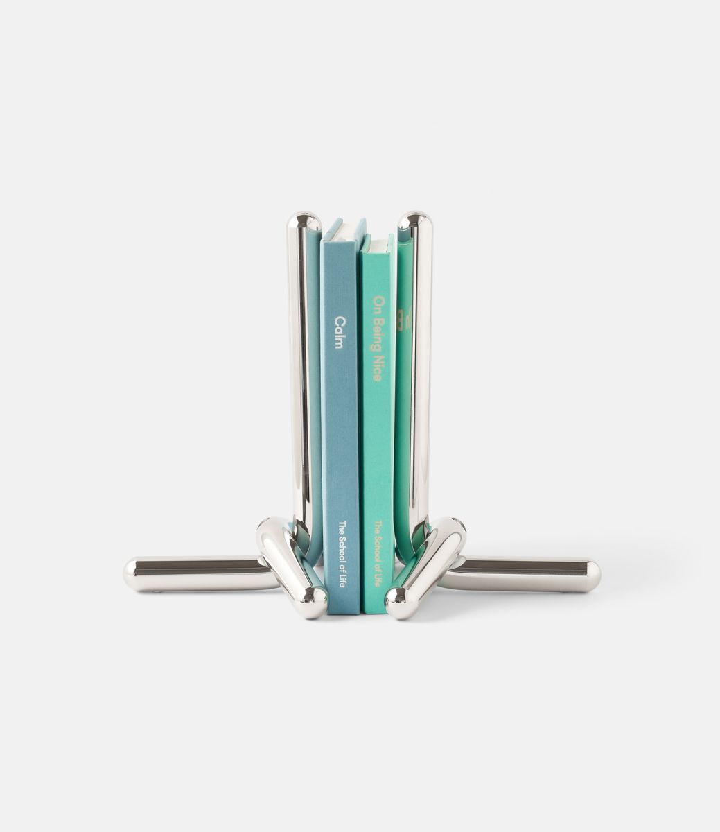 Craighill Cal Bookend Nickel — подставка для книг