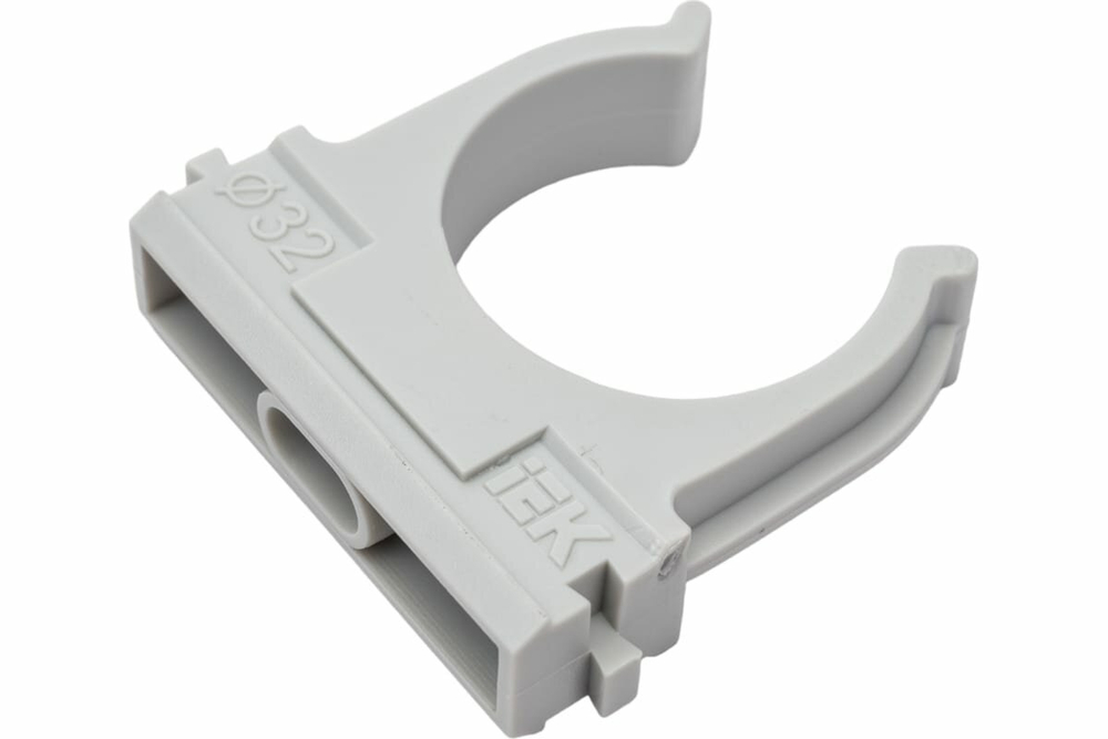 IEK Держатель с защелкой CF25 ИЭК CTA10D-CF25-K41-100 Клипса для гофрированной трубы