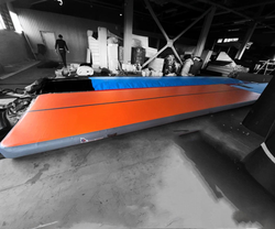 Надувная акробатическая дорожка гимнастическая "StarTrack"  - 12х2х0,31м.