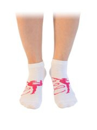 Носки  с рисунком гимнастки укороченные