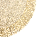Салфетка на стол 38см «Гранада» плетеная, цвет золото
