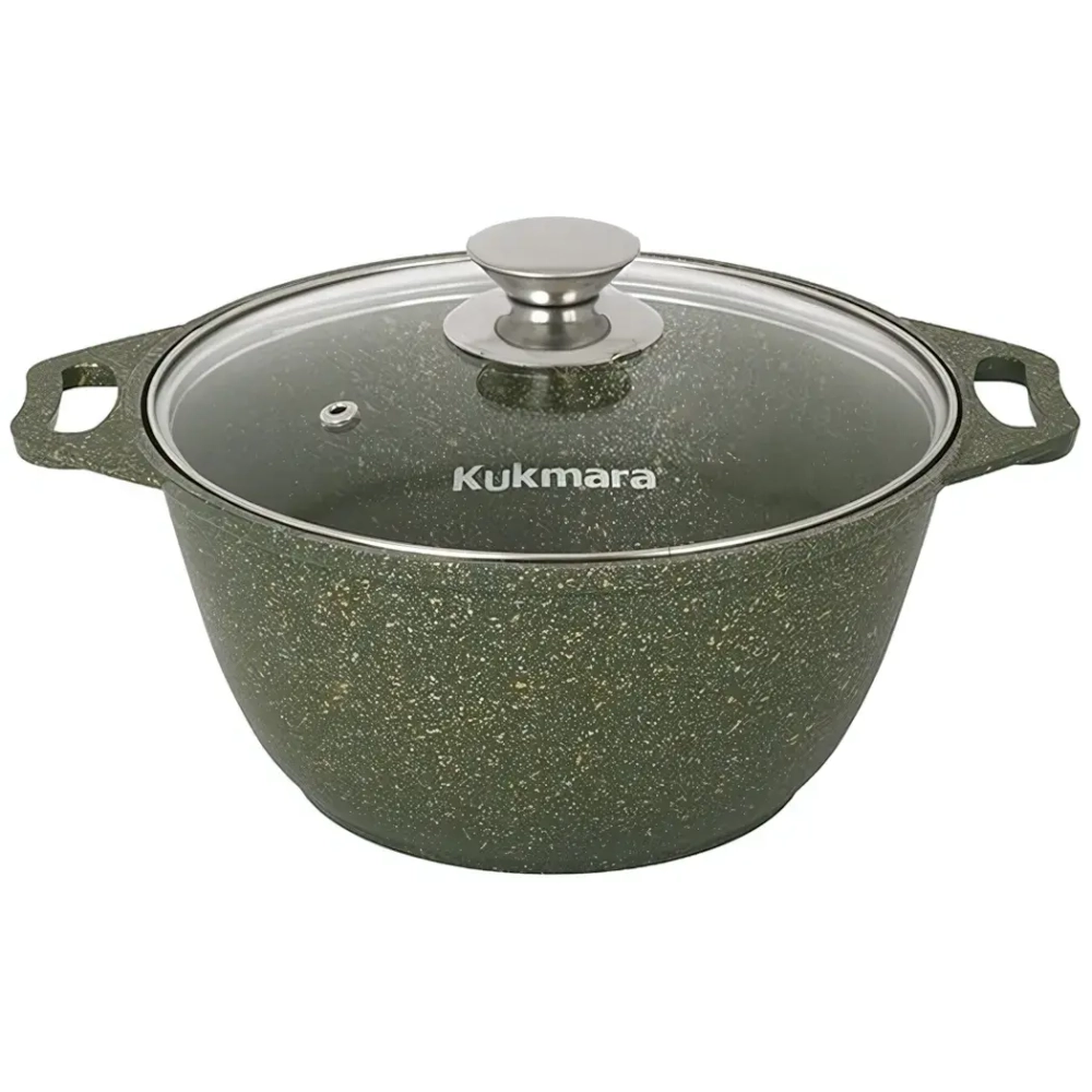 Кастрюля 2л со стеклянной крышкой , АП линия «Trendy style» ( malachite)