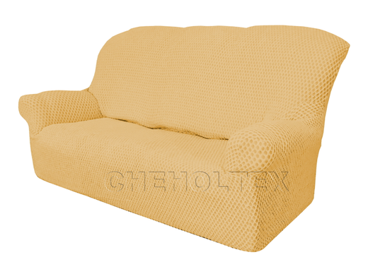 Чехол Соты на 3-х местный диван, цвет Медовый