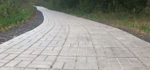 Полимер-песчаная плита тротуарная УНИВЕРСАЛЬНАЯ "8кирпичей" 250x250x20 (графит)