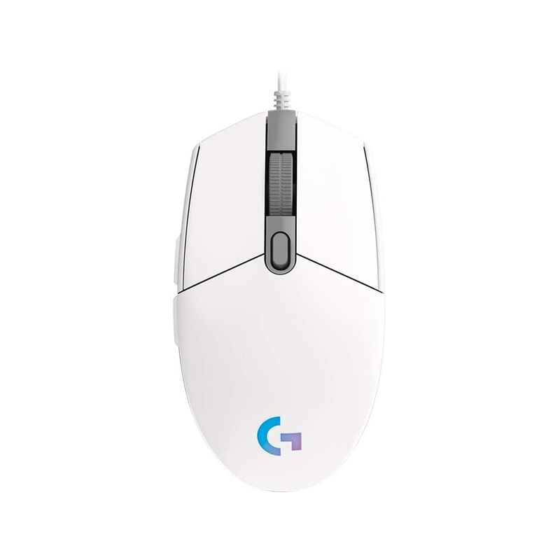 Мышь проводная Logitech G102 LIGHTSYNC белый