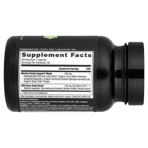 Ancient Nutrition, SBO пробиотики, ясность ума, для приема один раз в день, 30 капсул