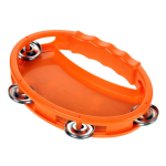 Бубен 16см, оранжевый, пакет 886B