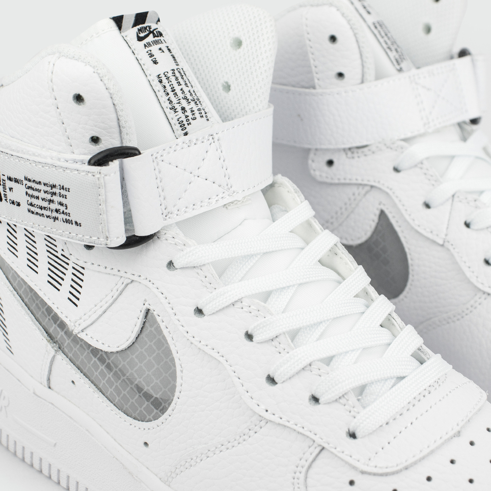 Кроссовки Nike Air Force 1 High Under Construction White