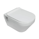 Унитаз подвесной "Novel" безободковый (сид. дюро м/лифт slim, clip up) (Sanita Luxe)