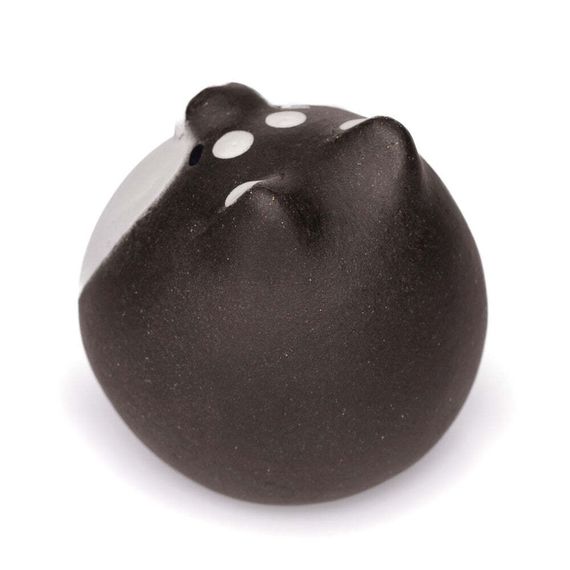 Фигурка Пёс Шоколадка, глина, 4 см