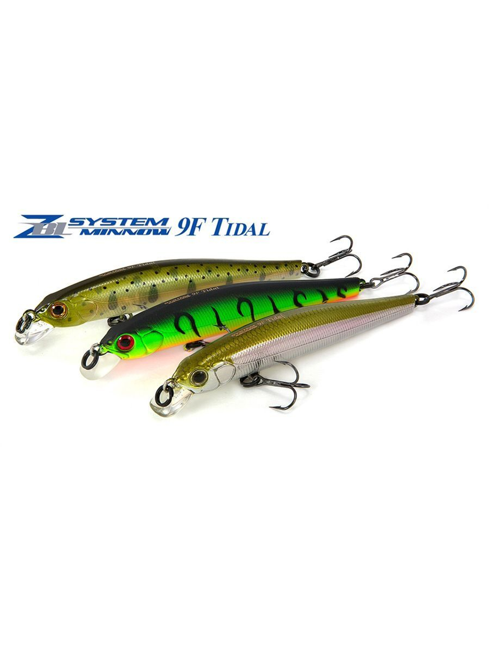 Воблер для рыбалки ZIPBAITS ZBL SYSTEM minnow 9F Tidal 90мм, 9 г, заглубление 0.5-0.8м., цвет 513R, плавающий