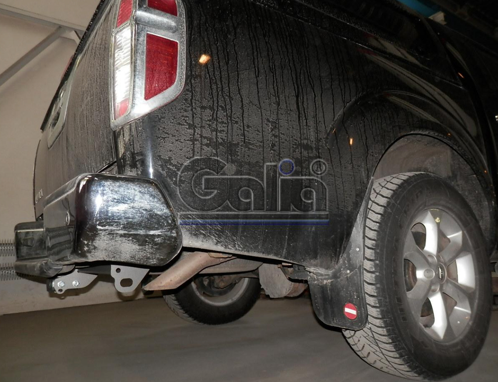Фаркоп оцинкованный Galia N052C для Nissan Navara D40 2005-(паспорт и сертификат в комплекте)(без электрики)