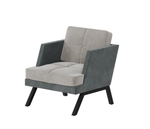 Мягкое кресло с декором из пуговиц ALDB-01L АЛДО