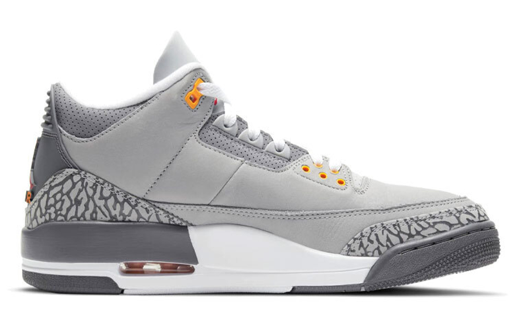 Jordan Air Jordan 3 retro "cool grey" Little Fear Help Retro Basketball Shoes Cool Grey