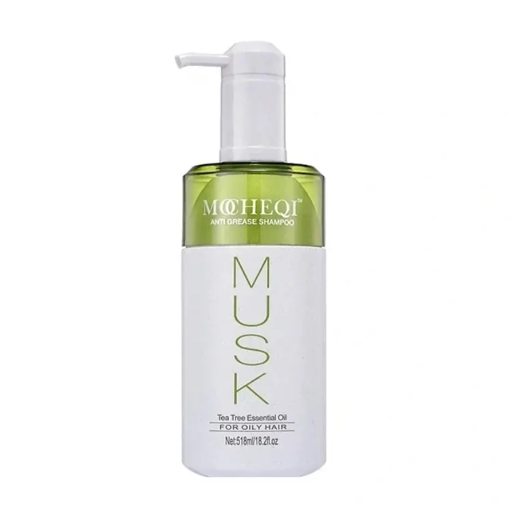 Шампунь для волос Mocheqi musk tea tree essential oil для склонных к жирности 518 мл