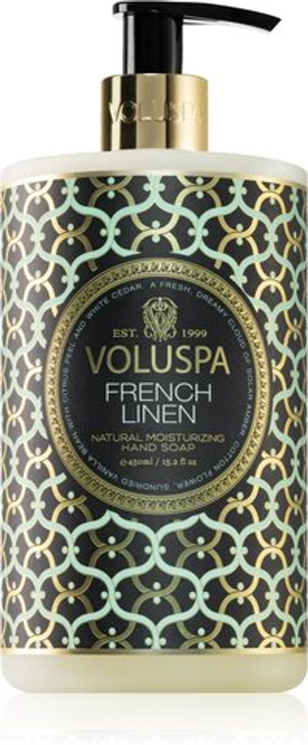 VOLUSPA Maison Noir French Linen - нежное жидкое мыло для рук /   450  ml  / GTIN 806644082644