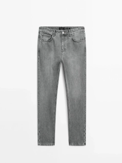 Massimo Dutti Джинсы свободного кроя, серый