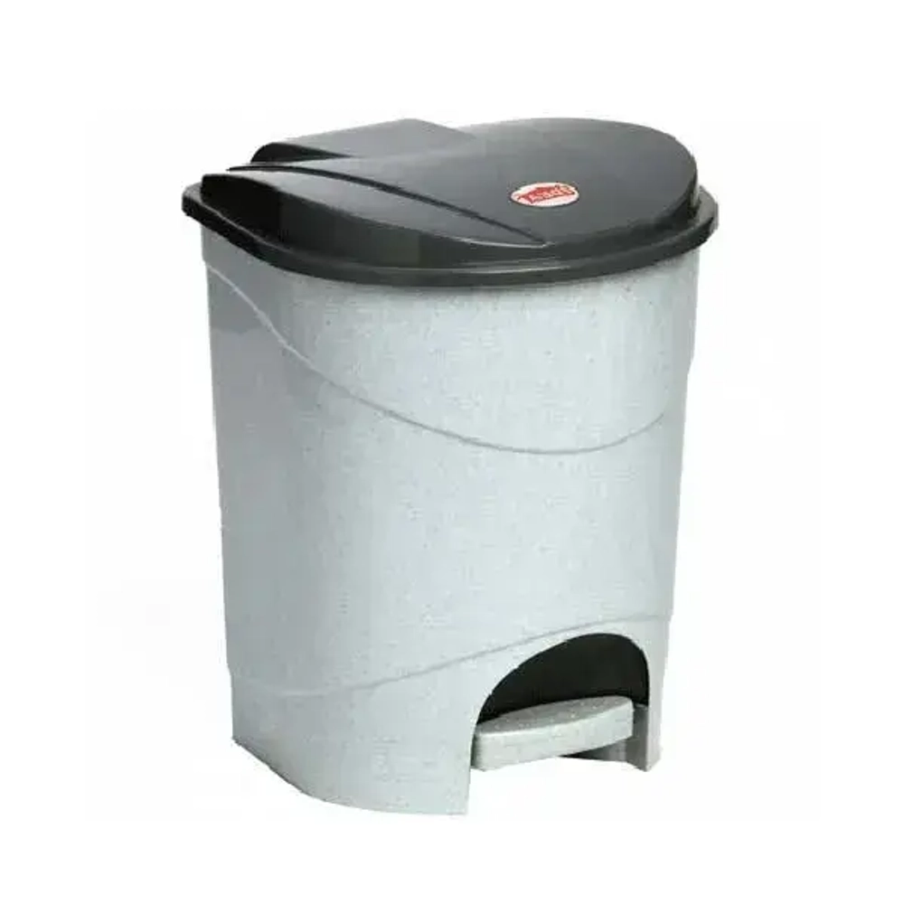 Контейнер для мусора с педалью 7л Мраморный 0,29,213х0,23м (комплект 9 шт)