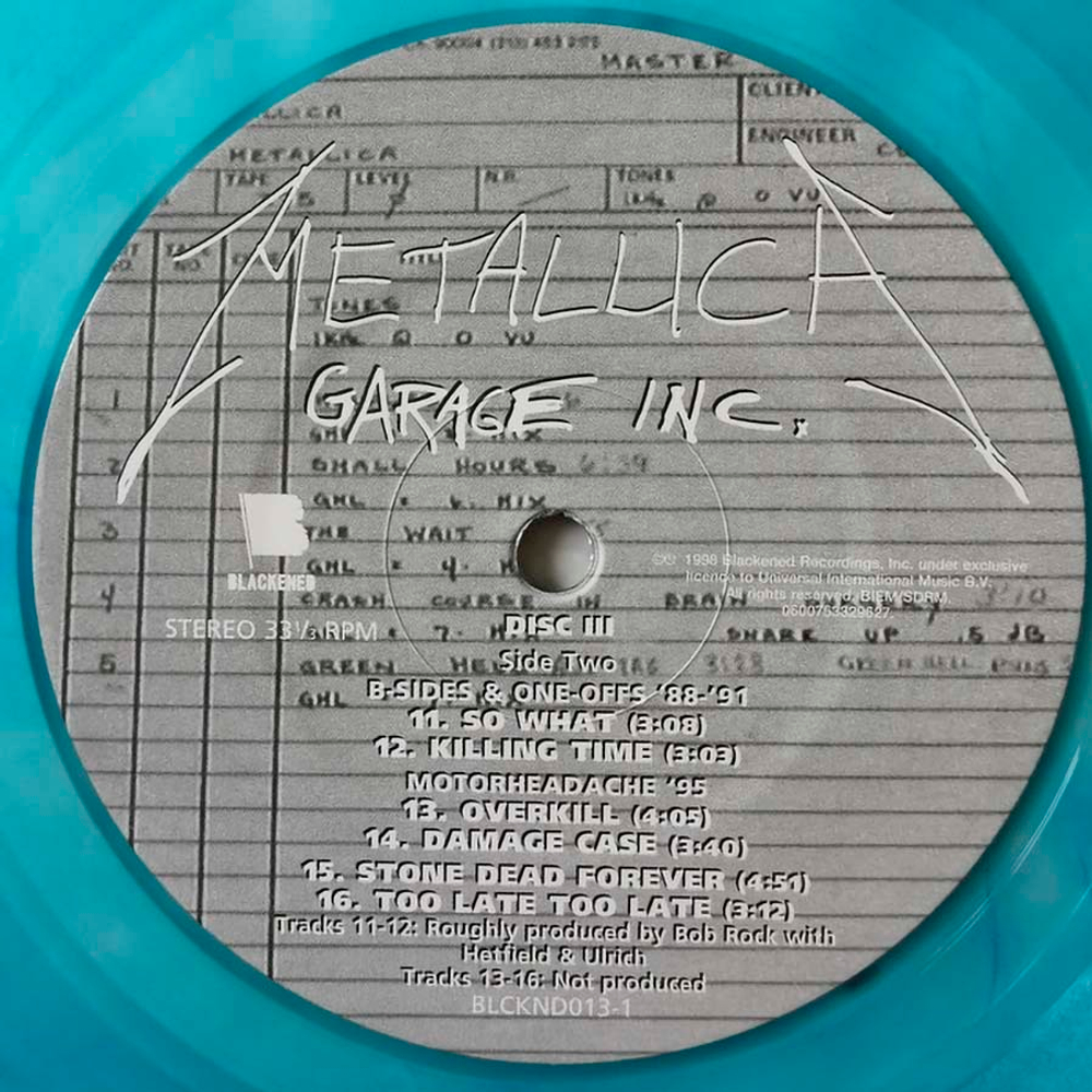 Metallica / Garage Inc. (Coloured Vinyl)(3LP)