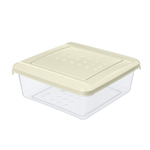 Контейнер для продуктов "Asti" квадратный 0,5л (светло-бежевый)