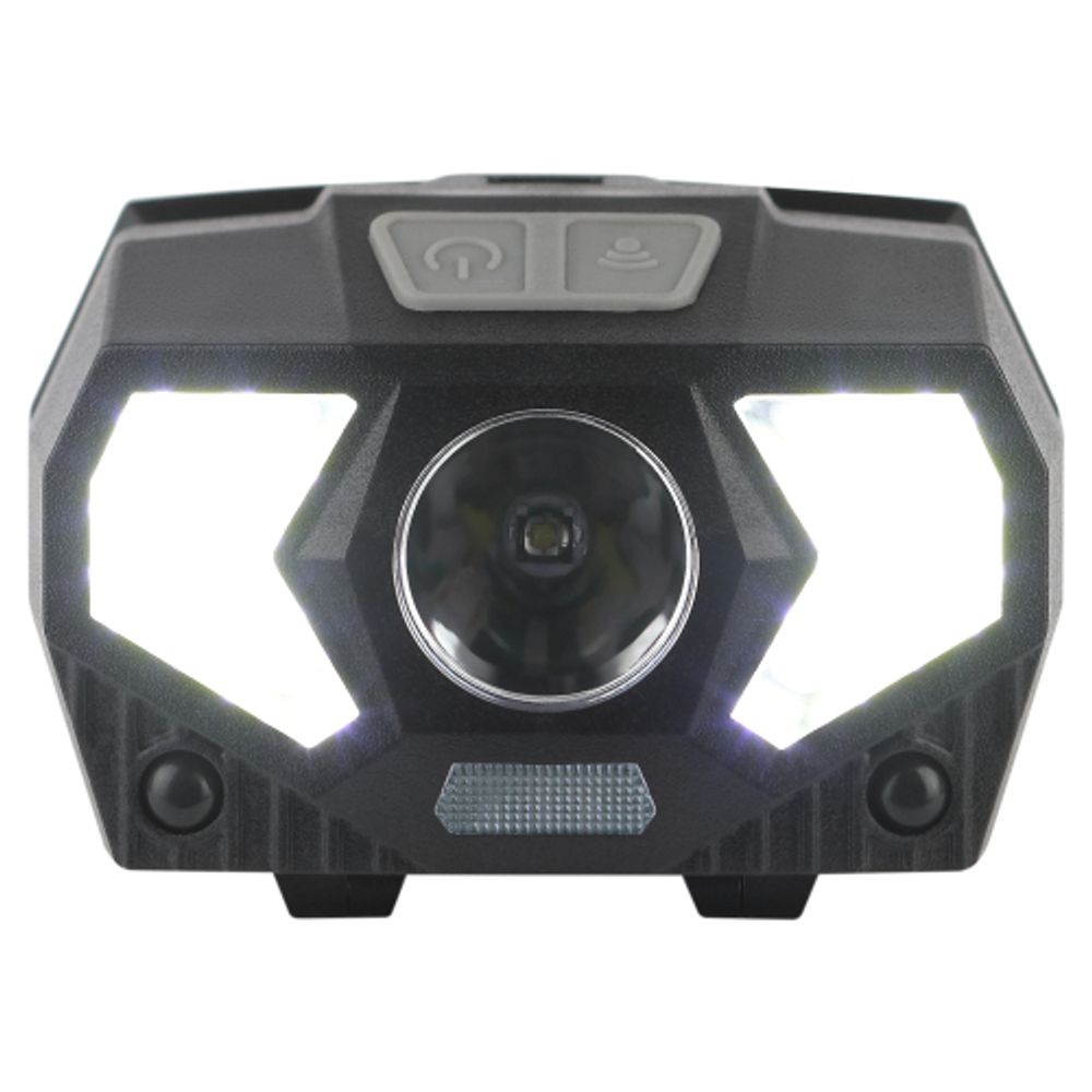 Фонарь налобный светодиодный ЭРА GB-608 на батарейках, 3xAAA, 5Вт, 7 режимов, черный | Налобные фонари