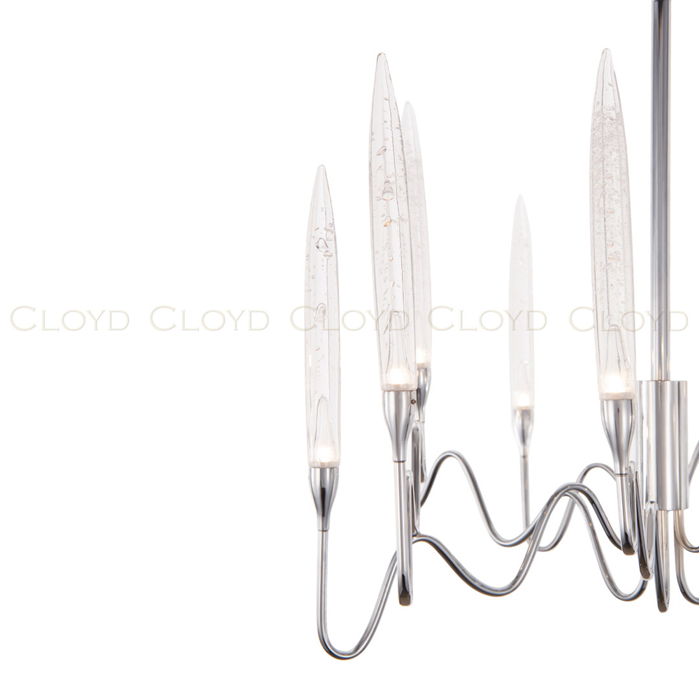 Люстра Cloyd ZOAR C12 / Ø60 см - хром (арт.10416)
