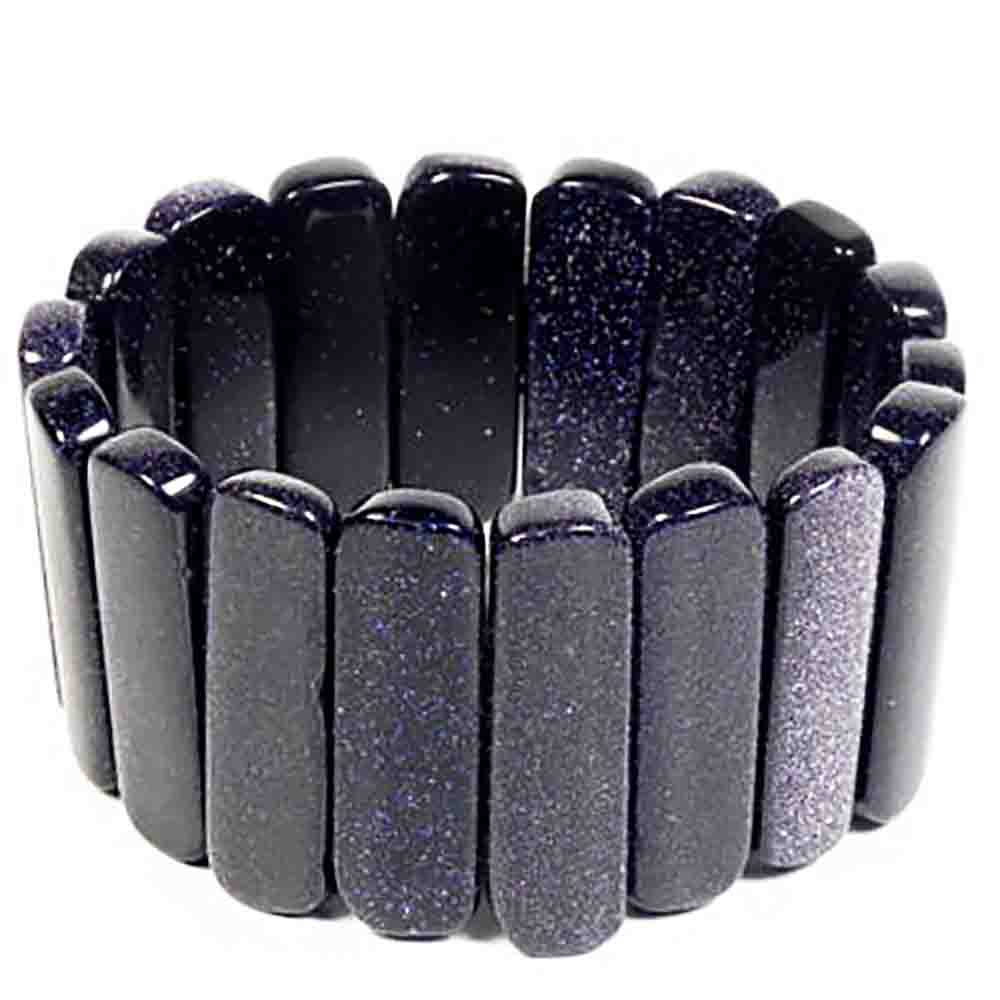 Браслет "Эклер" авантюрин синий