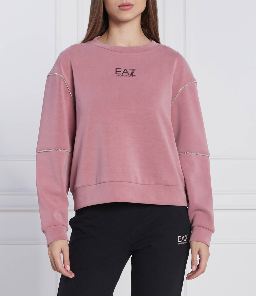 Худи EA7 - пудро-розовый(6LTM24 TJGEZ)