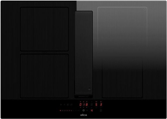 Индукционная стеклокерамич. панель с вытяжкой Elica NIKOLATESLA VELVET BL/A/72