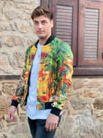 Кожаная куртка (бомбер)