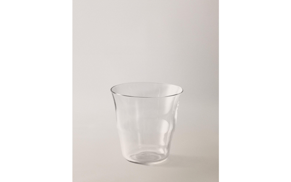 Zara Home стакан из стекла, цвет прозрачный, 8 см