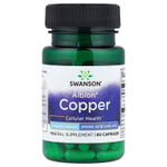 Swanson Vitamins, Albion®, медь, 2 мг, 60 капсул