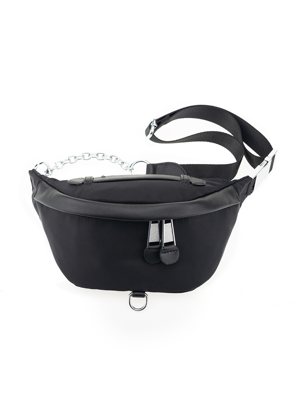 25008S/10 Сумка поясная жен., текстиль + иск. кожа