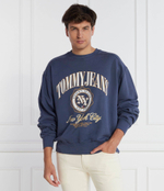Худи TJM BOXY LUXE VARSITY CREW Tommy Jeans - темно-синий(DM0DM17798)