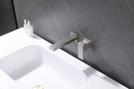 Смеситель ABBER Daheim AF8212SP для раковины скрытого монтажа, сатин