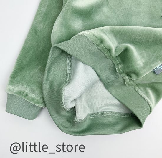 Комплект велюровый "Пушок" Зеленый