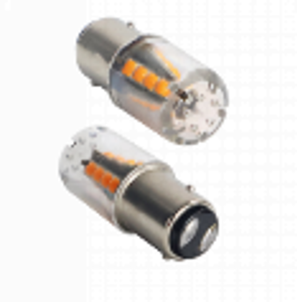 ZMB P21 LED 16SMD(3030) 2.5/0.8W 12-24V Оранжевый (Пара)