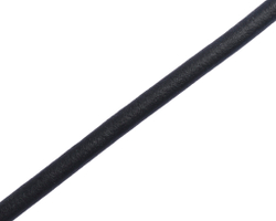 Шнурок круглый черный Ø 4.0 мм, дл. 70 см