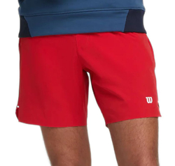 Мужские теннисные шорты Wilson Tournament V2 7" Unlined - красный