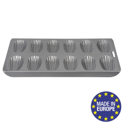 Форма для выпечки печенья "Мадлен" металлическая Patisse Silver