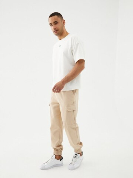 Джоггеры карго хлопковые. Песок