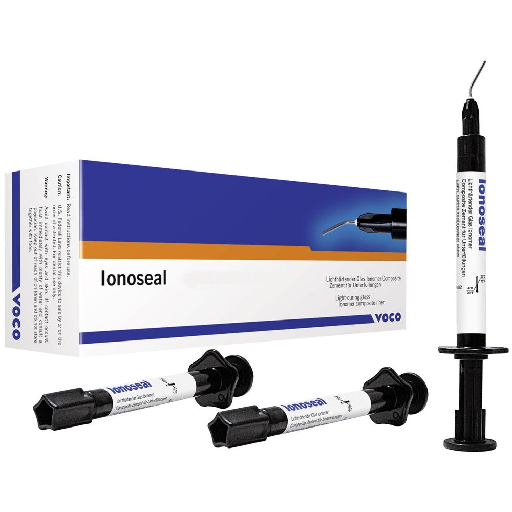 Ionoseal (3шпр.*2,5гр.) Ионосил, фторвыделяющий материал для прокладок, 1326