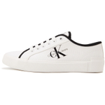 CK/Calvin Klein simple letter overprint low-top sneakers women's Moonlight white