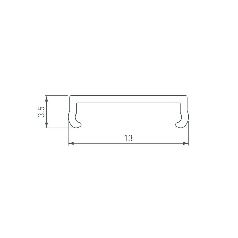 Экран PLINTUS-H73-F-2000 Opal (Arlight, Пластик) 043594