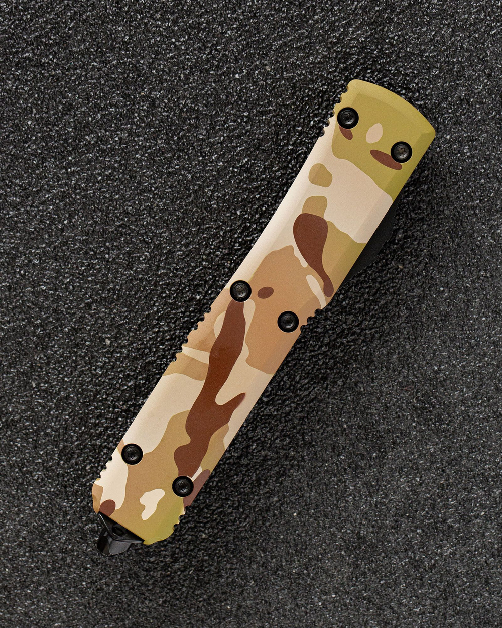 Автоматический складной нож SteelBro Ultratech T/E Tanto Desert CAMO VG-10 123-10DRTCS (коричневый-камуфляж)