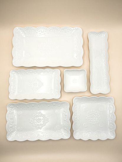 Блюдо сервировочное прямоугольное 31х9х2 см.