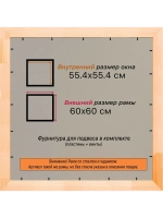 Рамка для постера и фотографий 55x55