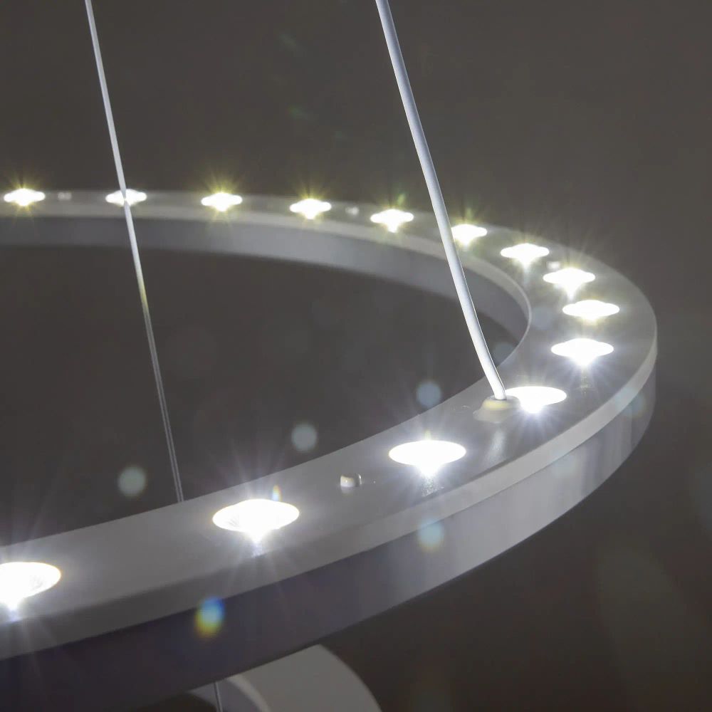 Citilux Электрон Смарт CL710A104S Умная люстра подвесная Белая